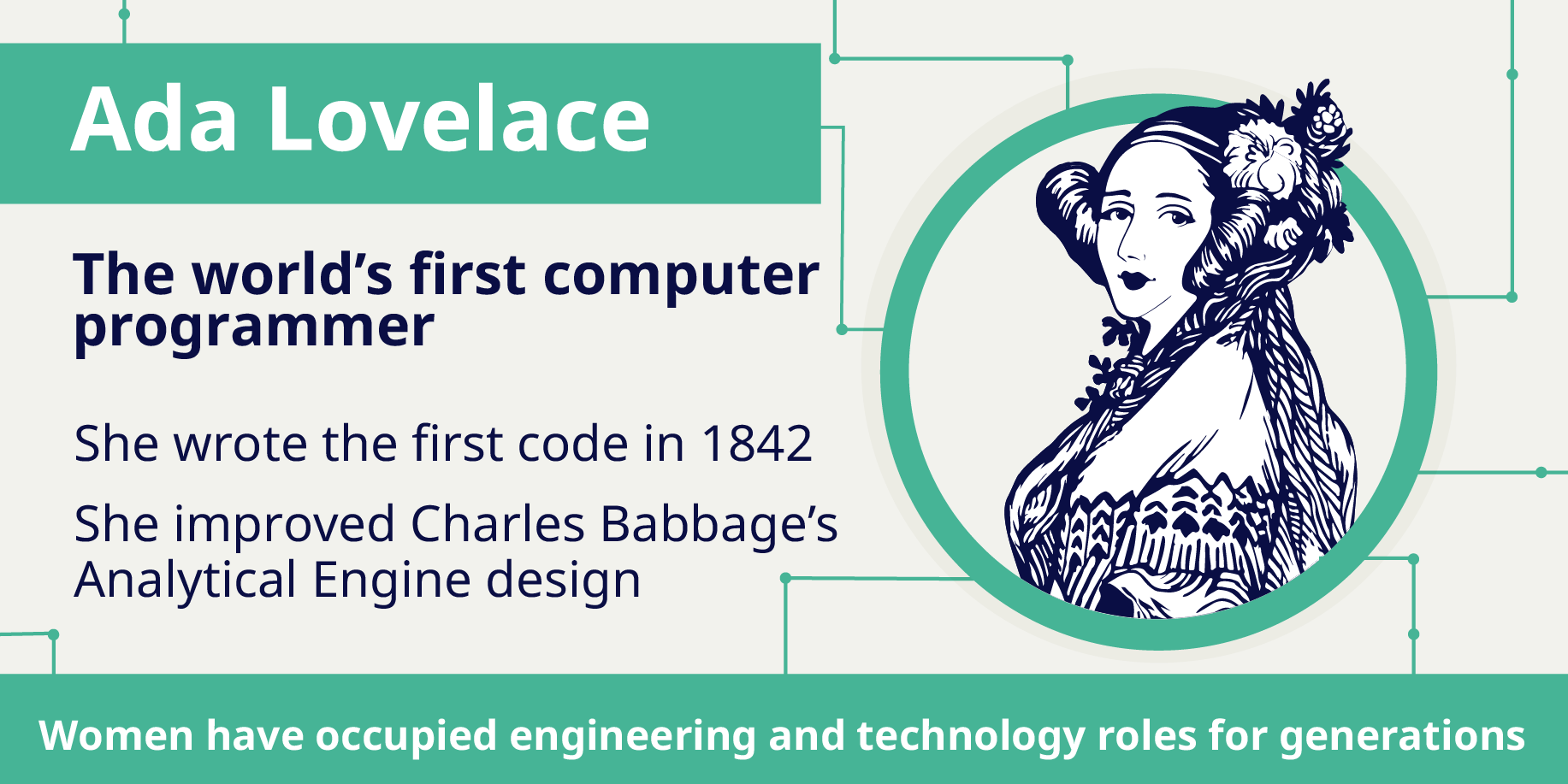 Ada Lovelace social post